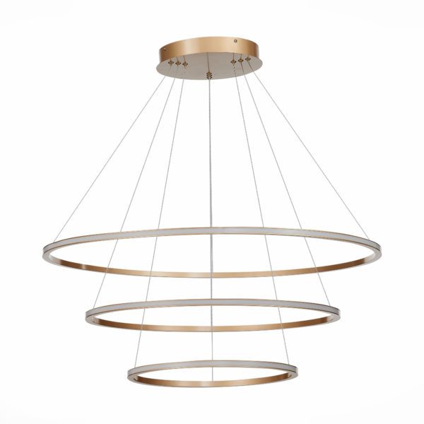ST604.243.114 Светильник подвесной ST-Luce Золотистый/Белый LED 1*114W 4000K ST604 OUT — изображение 2