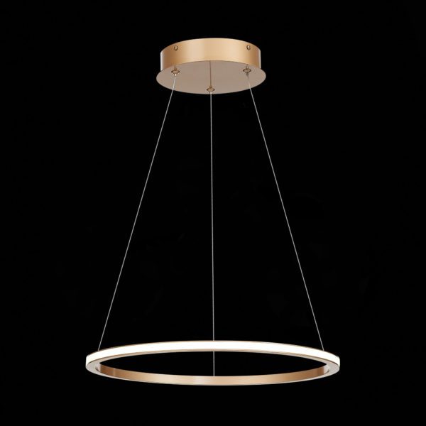 ST604.243.22 Светильник подвесной ST-Luce Золотистый/Белый LED 1*22W 4000K ST604 OUT — изображение 3