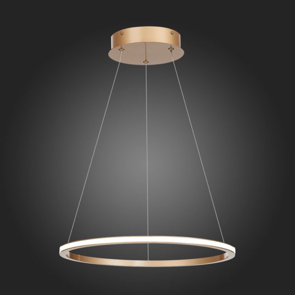 ST604.243.22 Светильник подвесной ST-Luce Золотистый/Белый LED 1*22W 4000K ST604 OUT — изображение 4