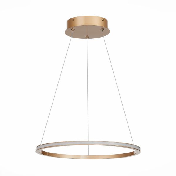 ST604.243.22 Светильник подвесной ST-Luce Золотистый/Белый LED 1*22W 4000K ST604 OUT — изображение 2
