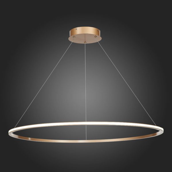 ST604.243.46 Светильник подвесной ST-Luce Золотистый/Белый LED 1*46W 4000K ST604 OUT — изображение 4