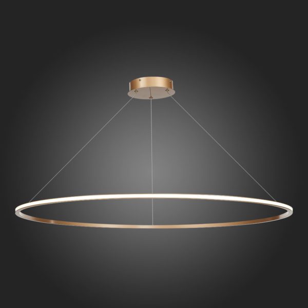 ST604.243.57 Светильник подвесной ST-Luce Золотистый/Белый LED 1*57W 4000K ST604 OUT — изображение 4