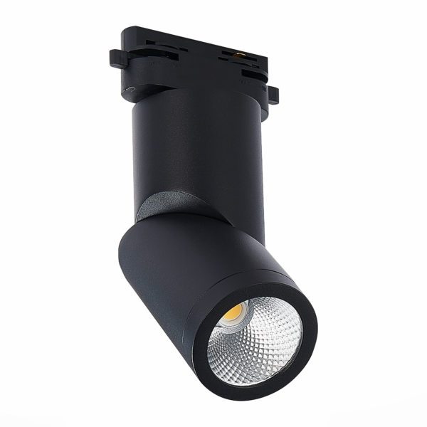 ST650.446.10 Св-к трек. Черный LED 1*10W 4000K 800Lm Ra>90 38° IP20 D60xH190 165-265V ST650 — изображение 2