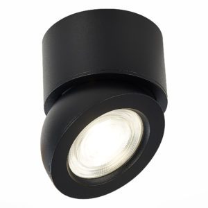 ST654.442.10 Светильник потолочный Черный LED 1*10W 4000K 850Lm Ra>90 38° IP20 D95xH96 180-240V ST654