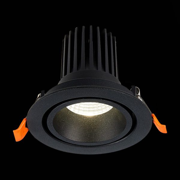 ST705.448.10 Св-к встр. Черный LED 1*10W 4000K 750Lm Ra>90 38° IP20 D102xH85 170-240V ST705 — изображение 4