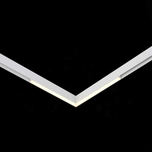 ST800.536.15 Магнитный трековый светильник белый LED 1*15W 3000K 950Lm Ra>80 120° IP20 L305xW305xH25 48V ST800 HORISONTAL — изображение 4