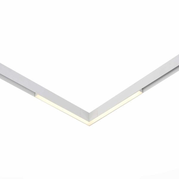 ST800.536.15 Магнитный трековый светильник белый LED 1*15W 3000K 950Lm Ra>80 120° IP20 L305xW305xH25 48V ST800 HORISONTAL