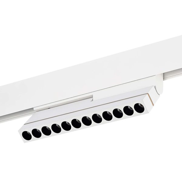 ST805.536.12 Магнитный трековый светильник Белый LED 1*12W 3000K 450Lm Ra>90 36° IP20 L220xW22xH117 48VV ST805 — изображение 2
