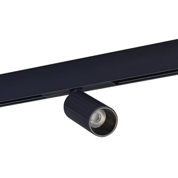 ST807.446.12 Магнитный трековый светильник Черный LED 1*12W 4000K 700Lm Ra>90 IP20 D50xH173 48VV ST807 — изображение 2