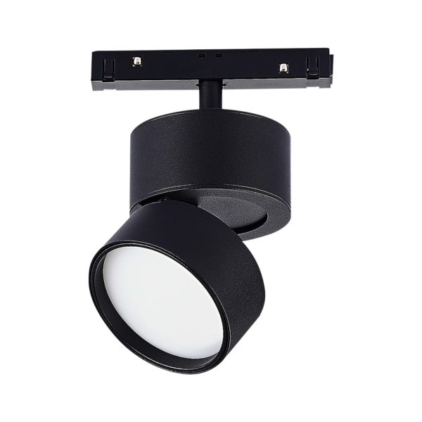 ST809.436.09 Магнитный трековый светильник Черный LED 1*9W 3000K 500Lm Ra>90 120° IP20 D85xH126 48VV ST809 — изображение 3