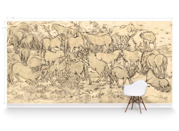 Американские обои Paul Montgomery Studio, коллекция Fine Painted Wallpapers, артикул Alcedines