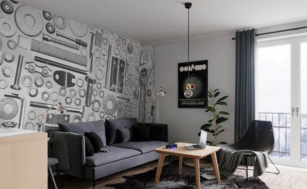 Российские обои Wall Street, коллекция Grayscale, артикул 16968
