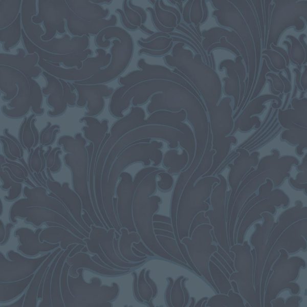 Английские обои Little Greene, коллекция National Trust Papers II, артикул 0260TUBLUE