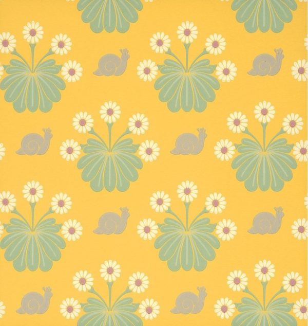 Английские обои Little Greene, коллекция National Trust Papers II, артикул 0260BULEMON