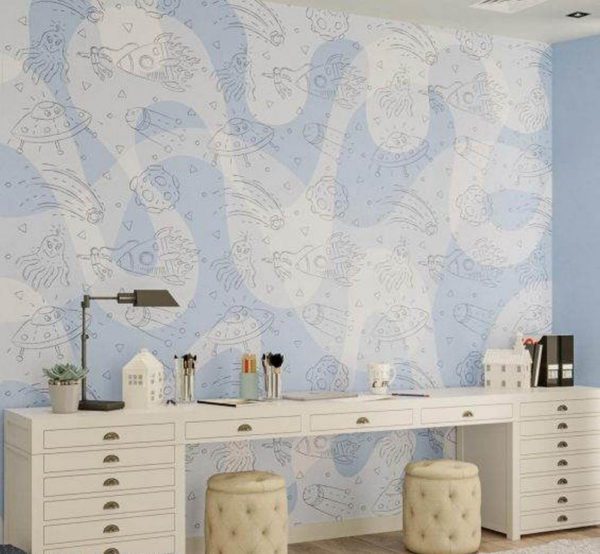 Российские обои Wall Street, коллекция Childhood Space, артикул 21097