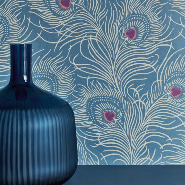 Английские обои Little Greene, коллекция London Wallpapers V, артикул 0256CTBLUEP
