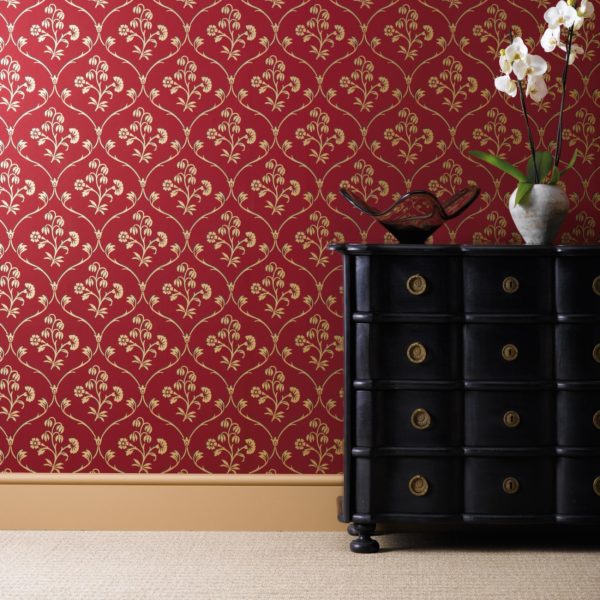 Английские обои Little Greene, коллекция London Wallpapers IV, артикул 0277CRGOLDZ