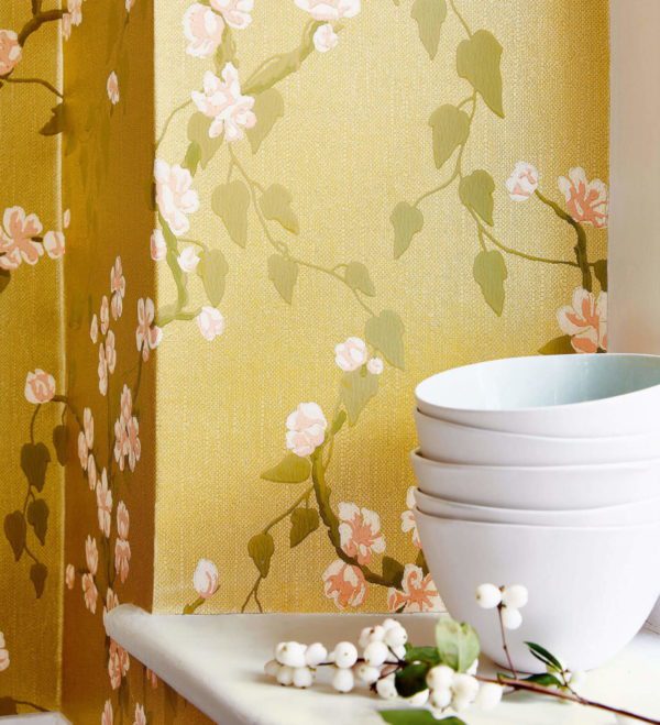 Английские обои Little Greene, коллекция Archive Trails, артикул 0247SAYELLO