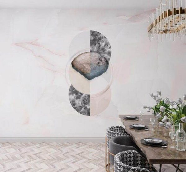 Российские обои Wall Street, коллекция Pink it Marble, артикул 21046
