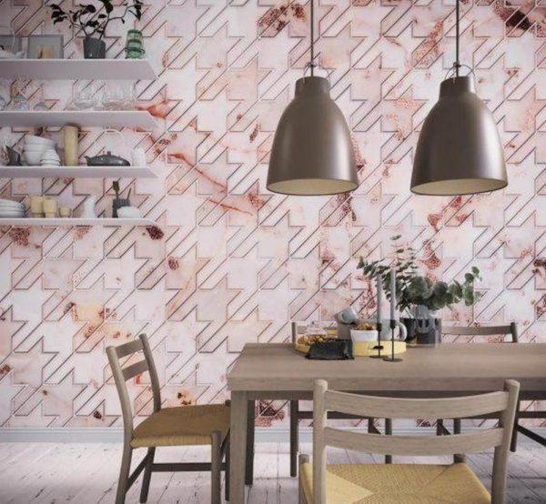 Российские обои Wall Street, коллекция Pink it Marble, артикул 21047