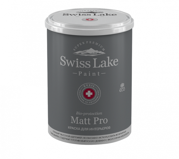 Краска водно-дисперсионная Matt Pro Swiss Lake